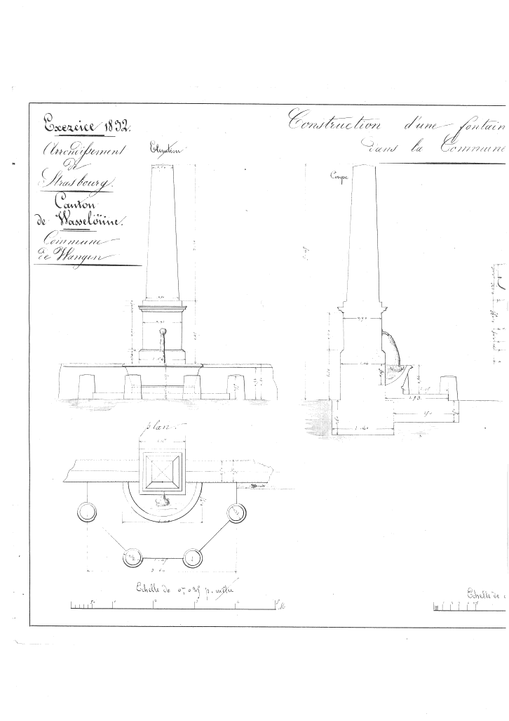 Plan de la Fontaine de Wangen 12410