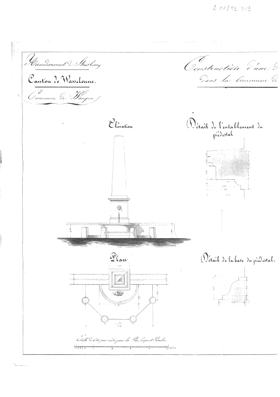 Plan de la Fontaine de Wangen 12710