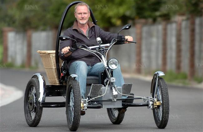 Un quadricycle léger électrique ,la dernière invention de Jean-Michel Ritter Le-mon10