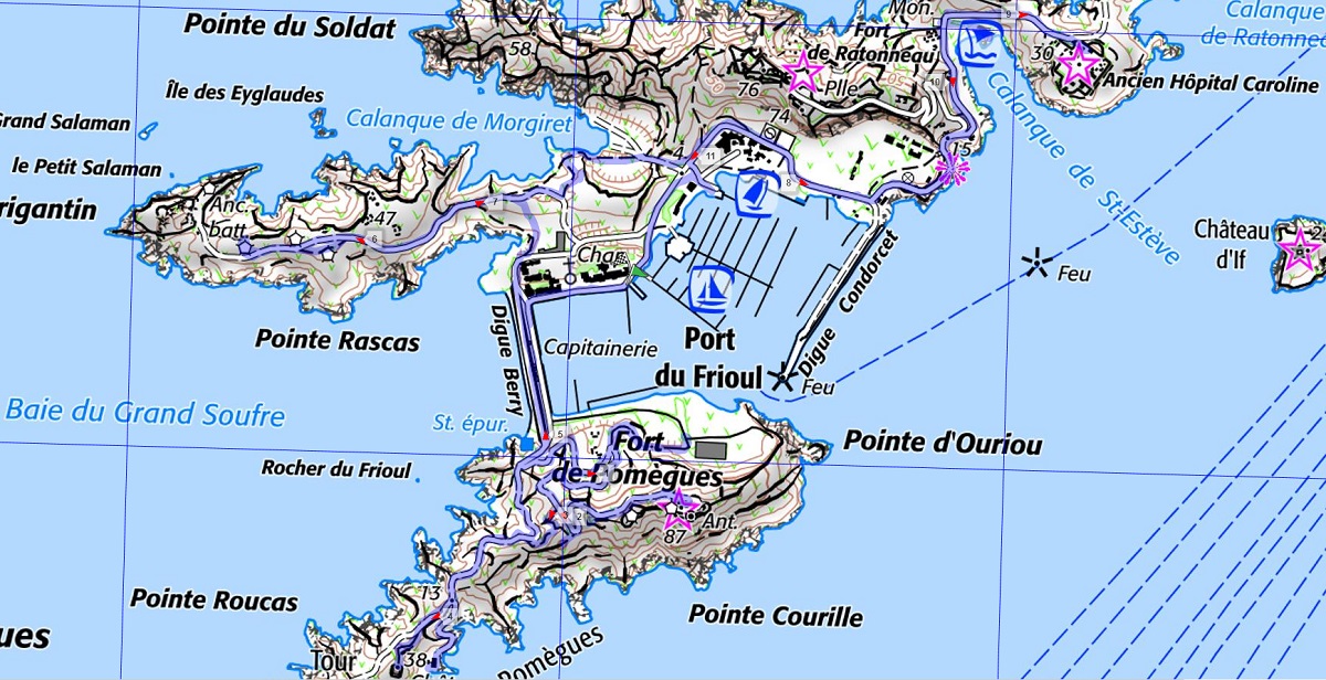 [Jean-Marie et Gérard] Les îles du Frioul le Jeudi 30 Septembre 2021 Carte_20