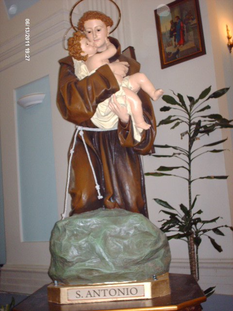 Ritorno della statua di Sant' Antonio Restaurata. 1210