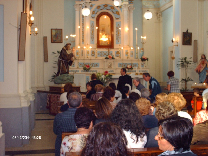 Ritorno della statua di Sant' Antonio Restaurata. 910