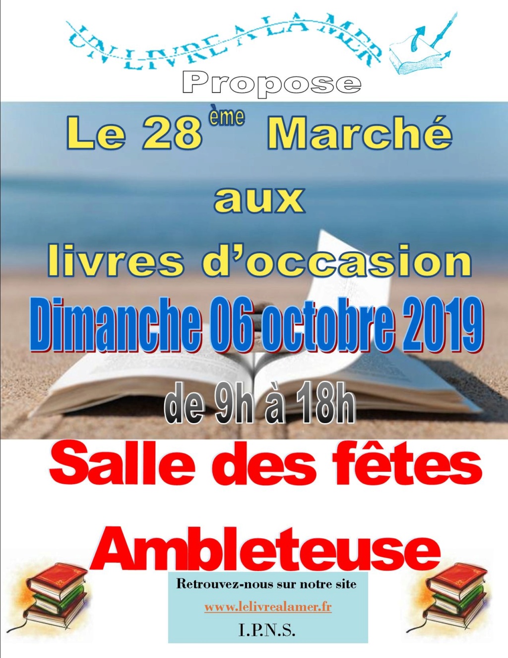 salons du livre ou du marque page en 2019. Amblet10