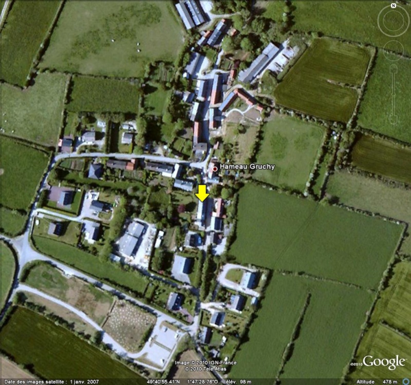 Maisons natales des "grandes figures" repérées dans Google Earth Maison12