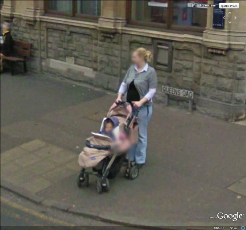 STREET VIEW : Et dire qu'on trouve que 50km/h c'est trop lent ... ( Broadstairs , Angleterre ) Pousse10