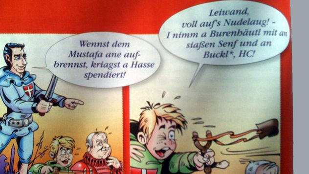 Grüne klagen wegen FPÖ-Comic 12854310