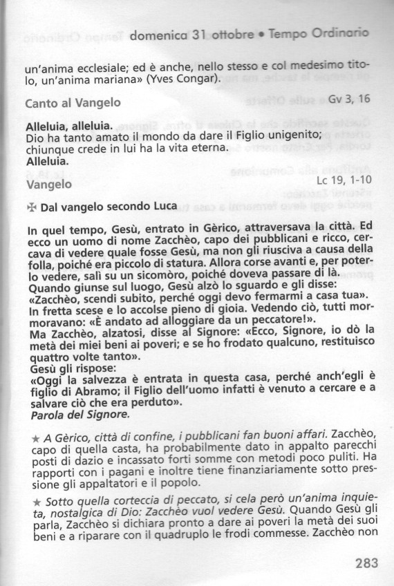 domenica 31 ottobre 28310