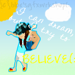 I Can Dream, But I Try To Believe Icon(: Icon110