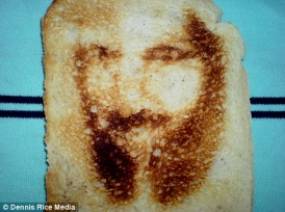 Sheikh Osama's face appeared on toast Usamah10
