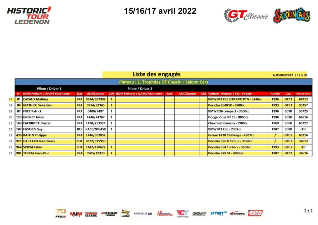 GT Classic 2021 _2022 ( post unique) - Page 5 1_list15