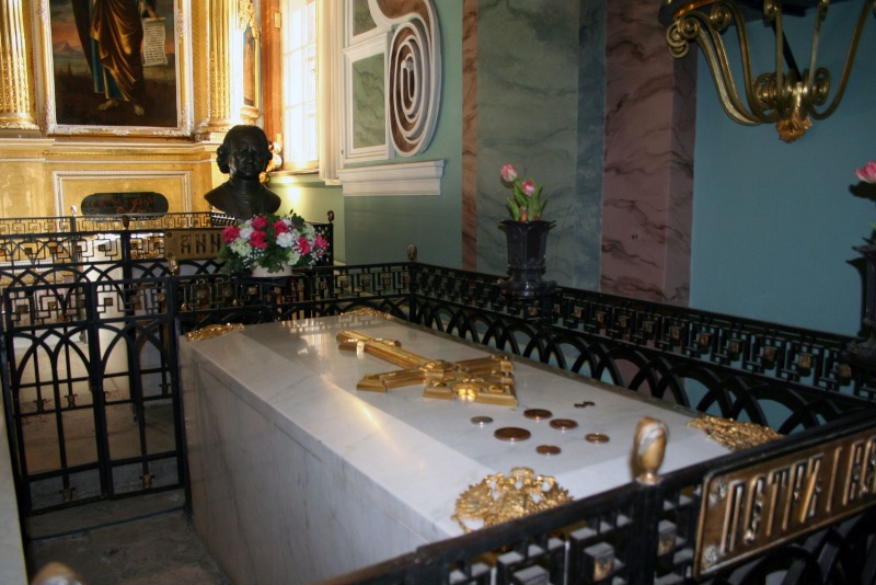 Nécropoles des souverains russes 3ème partie , chapitre 1er : la cathédrale des Saints-Pierre-et-Paul à Saint-Petersbourg 1p1er11