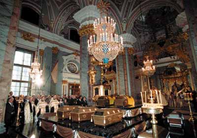 Nécropoles des souverains russes 3ème partie , chapitre 1er : la cathédrale des Saints-Pierre-et-Paul à Saint-Petersbourg 21_nic10