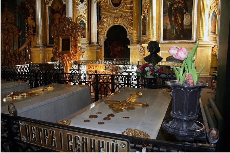 Nécropoles des souverains russes 3ème partie , chapitre 1er : la cathédrale des Saints-Pierre-et-Paul à Saint-Petersbourg 2_p1er10