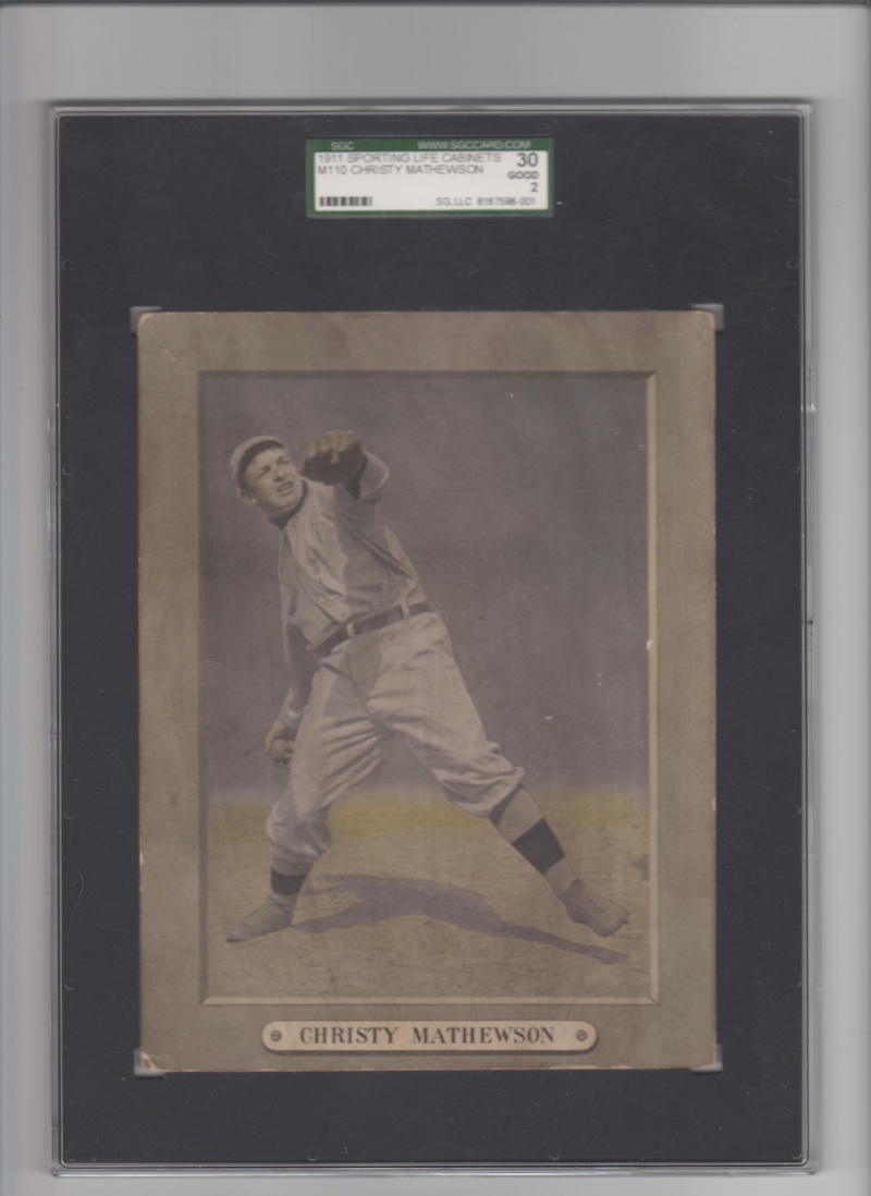 FS M110 Sporting Life Cabinet Christy Mathewson M110_m10