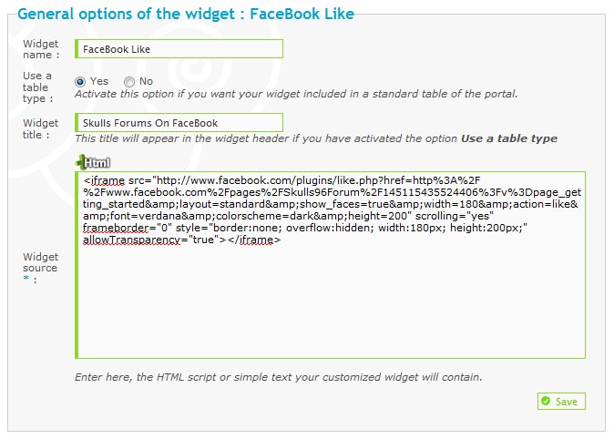 facebook like - Facebook widget  315