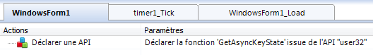 éxécuter une action quand on presse une touche du clavier ? [ RESOLU ] Key110