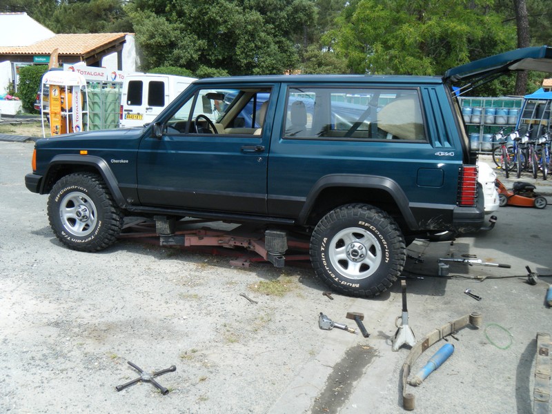 Réhausse de 4" du Cherokee XJ R610