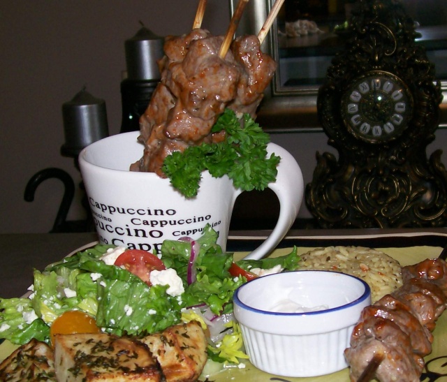 Brochettes de porc souvlaki Broche10