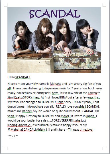 SCANDAL HEAVEN Fan Letter Project 2 - Page 8 Fan310