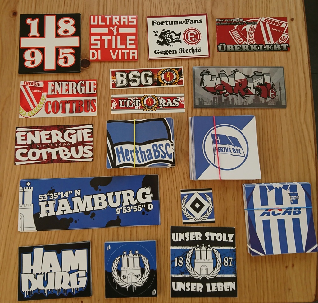 [Échange] Stickers Nice, Lille, Cottbus, Hertha Berlin, Hambourg  _2021014