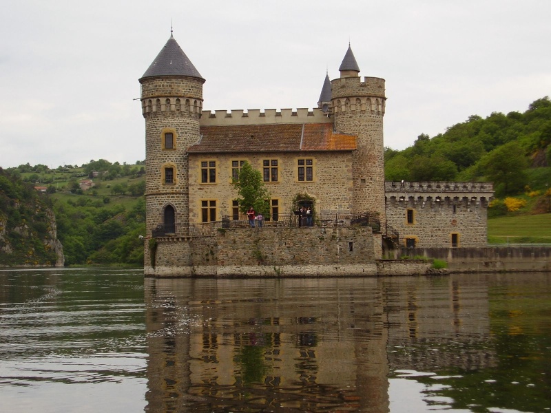 Le château de la roche, sur la Loire. Chatea16