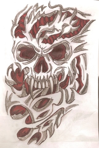 le tatouage  Skull_10