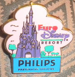 EURODISNEY - Pin'S Sponsor inauguration - 04/92 410