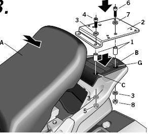 Do I need specific hardware to mount a top case on my Honda ST1300? H0pn1210