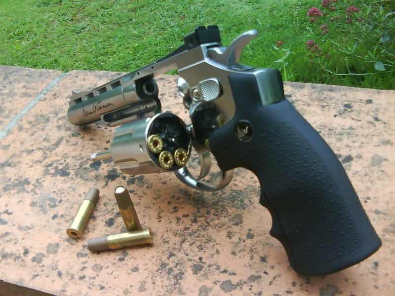 Revolver Dan Wesson Silver 4" Co2 (2j) Dsc08513