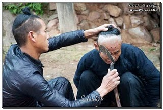 طريقة عجيبة لحلاقة الشعر في الصين 411