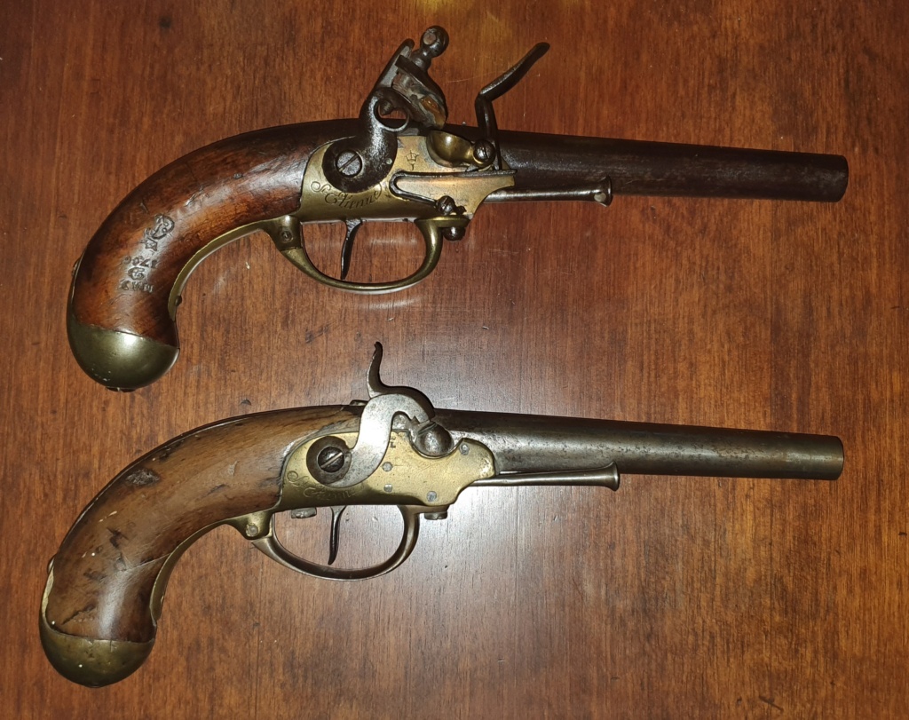 Identification marquage pistolet 1777. 20230117