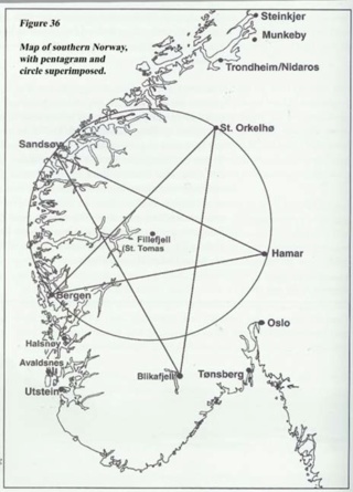 Le pentagramme norvégien et le Serpent viking Symbol10