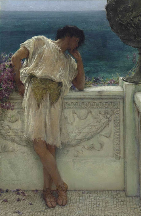 El Poeta Galo Soñando- Sir Lawrence Alma-Tadema 2023-011