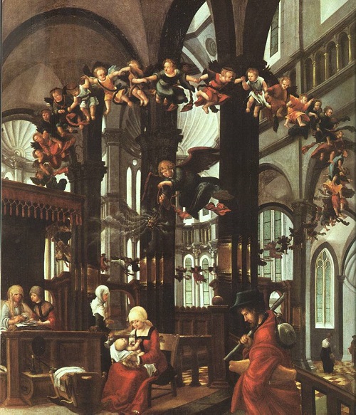 La Natividad de la Virgen- Albrecht Altdorfer Albrec11