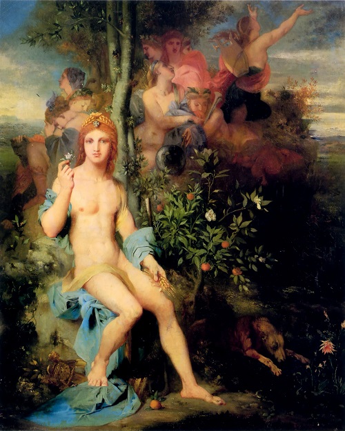 Apolo y las Nueve Musas-Gustave Moreau Apollo10