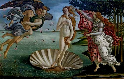  El nacimiento de Venus-Botticelli  G1bott10