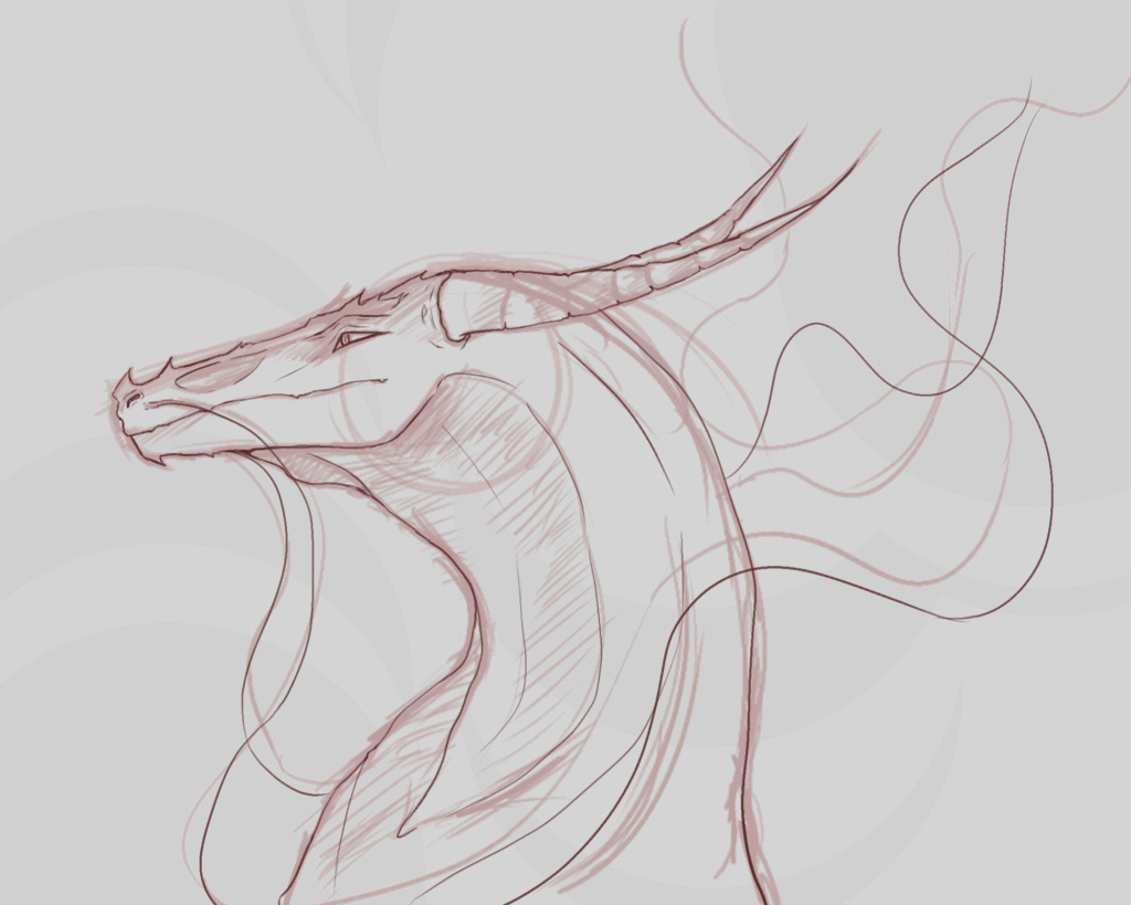 Dragon Sketch #2 Dragun10