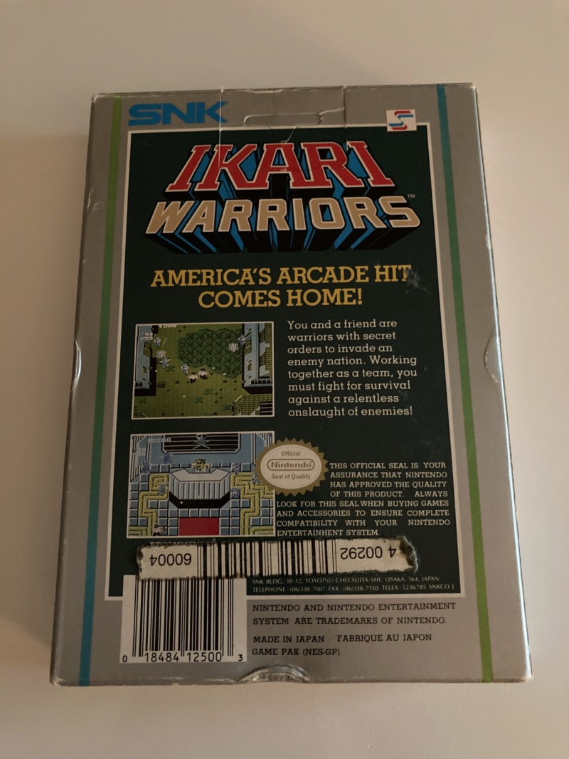 [31/01/2022] Ikari Warrior & RollerGames NES Img_0911