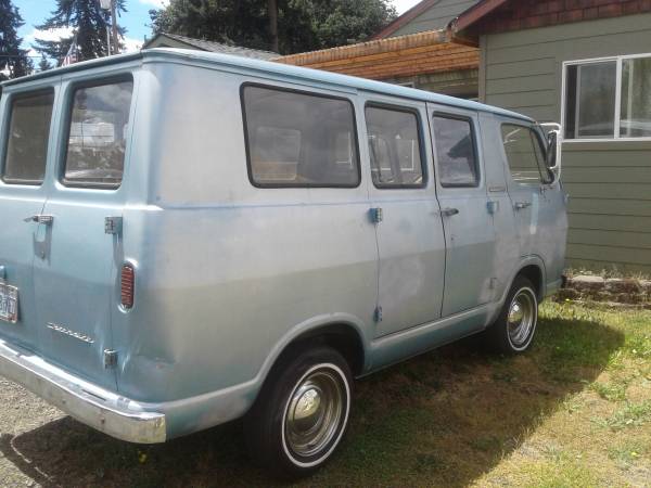 64 Chevy Window Van - Albany, WA - $5000 - Clean and solid... 64chev13