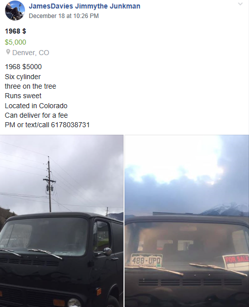 68 Chevy Van - Denver, CO - $5000 68chev11