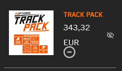 Mode Track / Perf VS Mode Sport - Ref: 61700910000 TRACK PACK Pack10