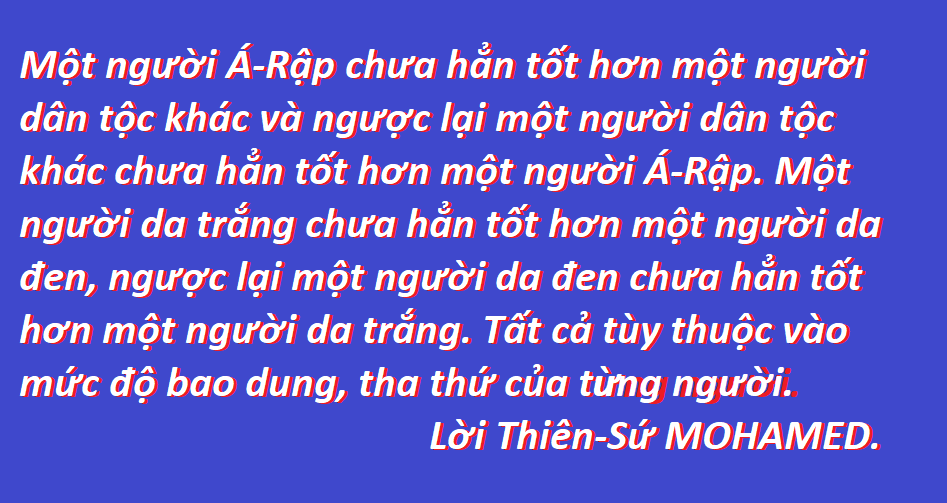 Coran 49:11. Nghiêm cấm kỳ thị chủng tộc. Li_moh10