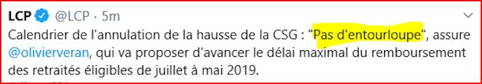 Calendrier de l'annulation de la hausse de la CSG : "Pas d'entourloupe" Lcp20110