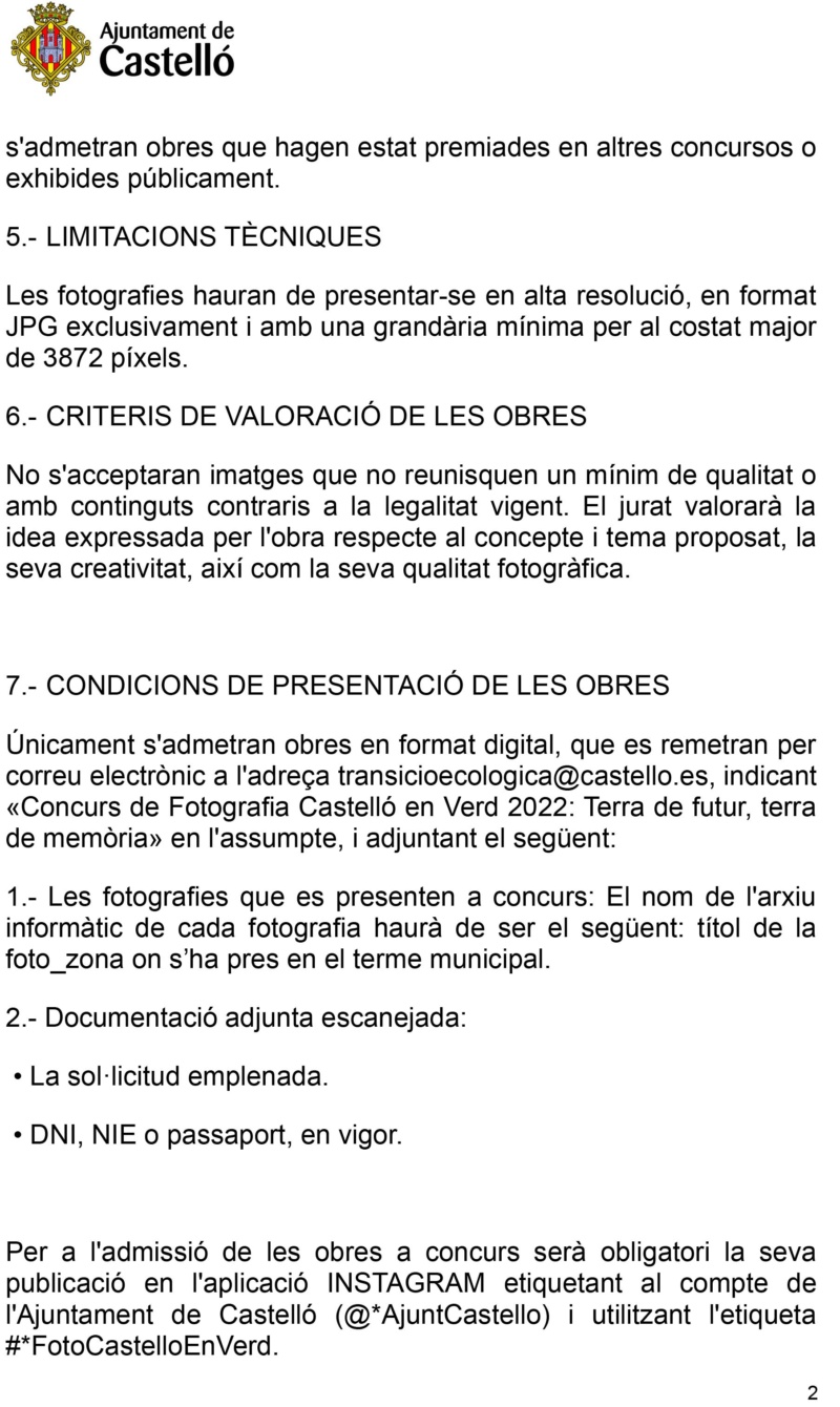 Concursos de Fotografía Noviembre 2021 Castel16