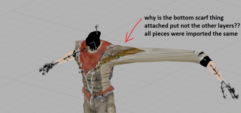 Armor is not attaching to skeleton -howtofix? Blende10