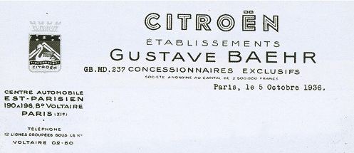 Gustave BAEHR: le Garage "SAINT DIDIER" à PARIS. Gustav10