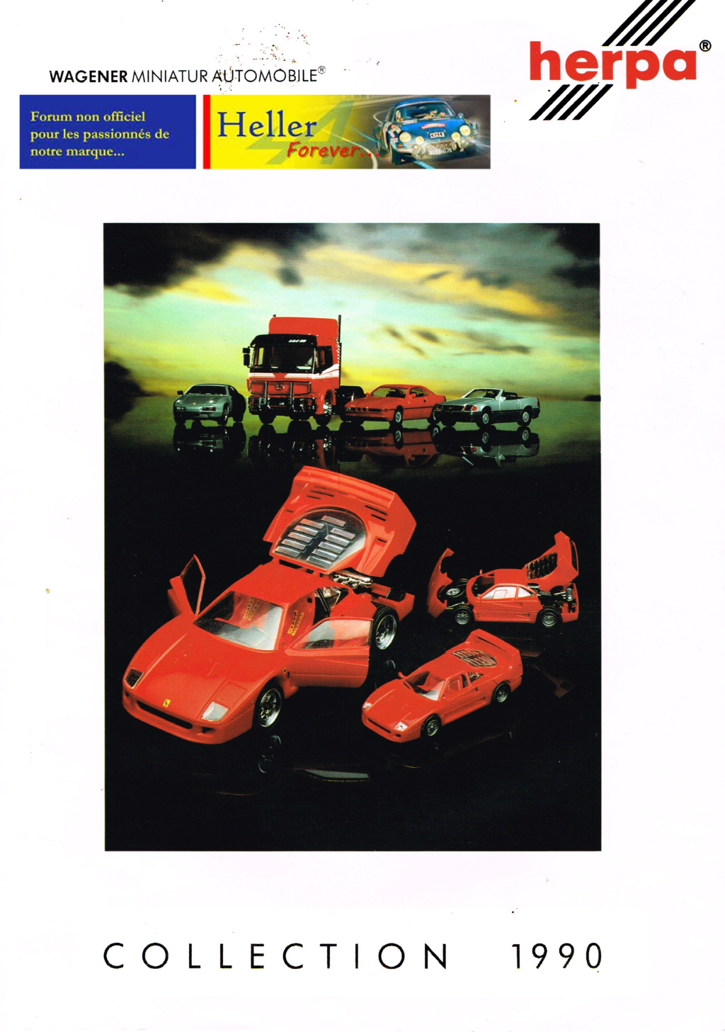 [WAGENER 1990] Catalogue miniatures automobiles - HERPA 1990 110