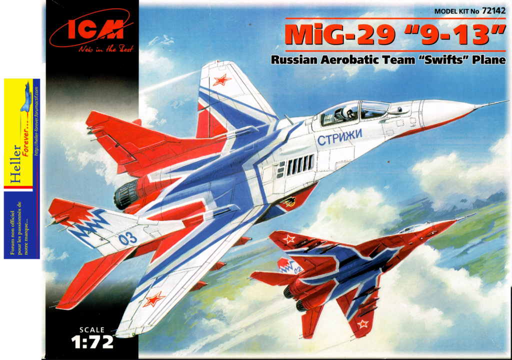 [ICM] MIKOYAN-GOUREVICH MiG-29 1/72ème Réf 72142 Box-ar10