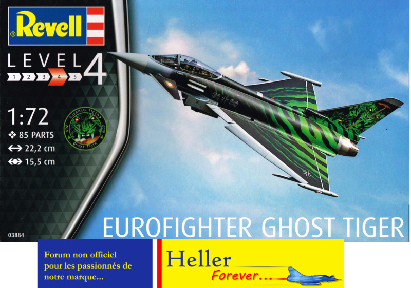 [REVELL] EUROFIGHTER TYPHOON II Ghost Tiger 1/72ème Réf 03884 Cci04010