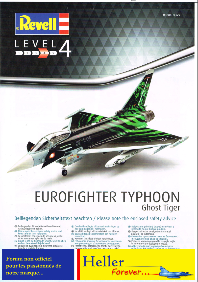 [REVELL] EUROFIGHTER TYPHOON II Ghost Tiger 1/72ème Réf 03884 Cci04013
